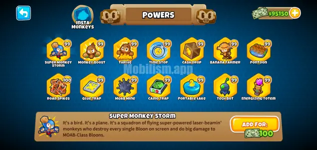 Bloons TD 6 Powers